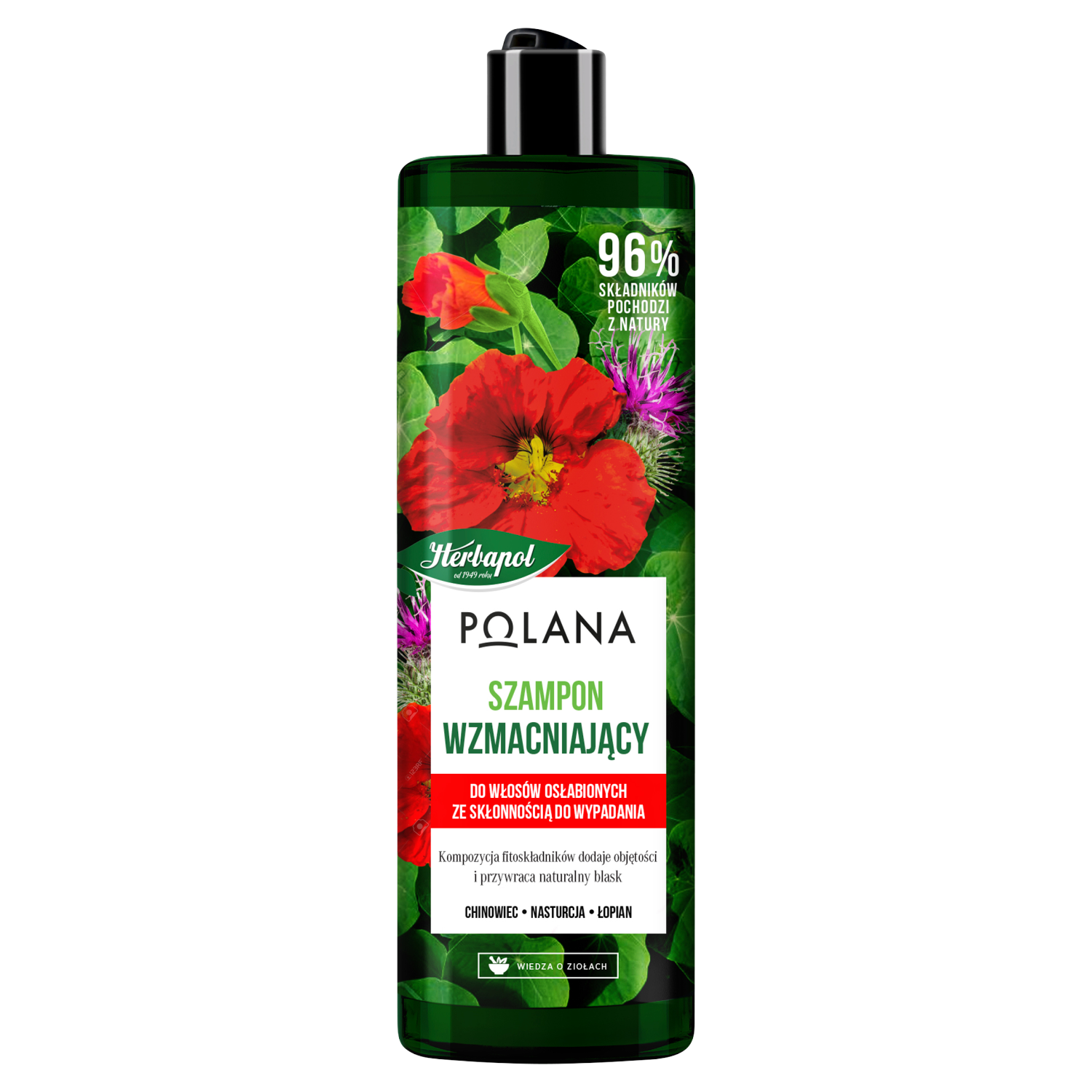 Herbapol Polana wzmacniający szampon do włosów, 400 ml