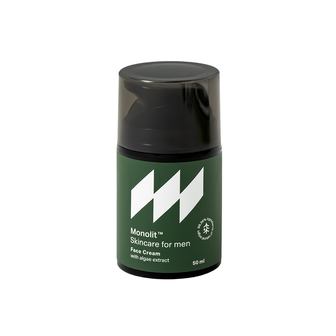Monolit Skincare For Men krem do twarzy z ekstraktem z alg, 50 ml