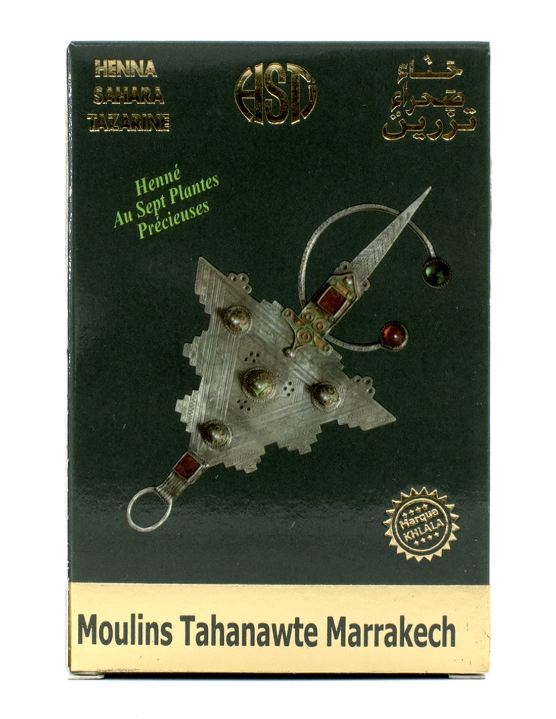 Sahara Tazarine 7 ziół henna marokańska z ziołami kondycjonującymi do włosów, 100 g