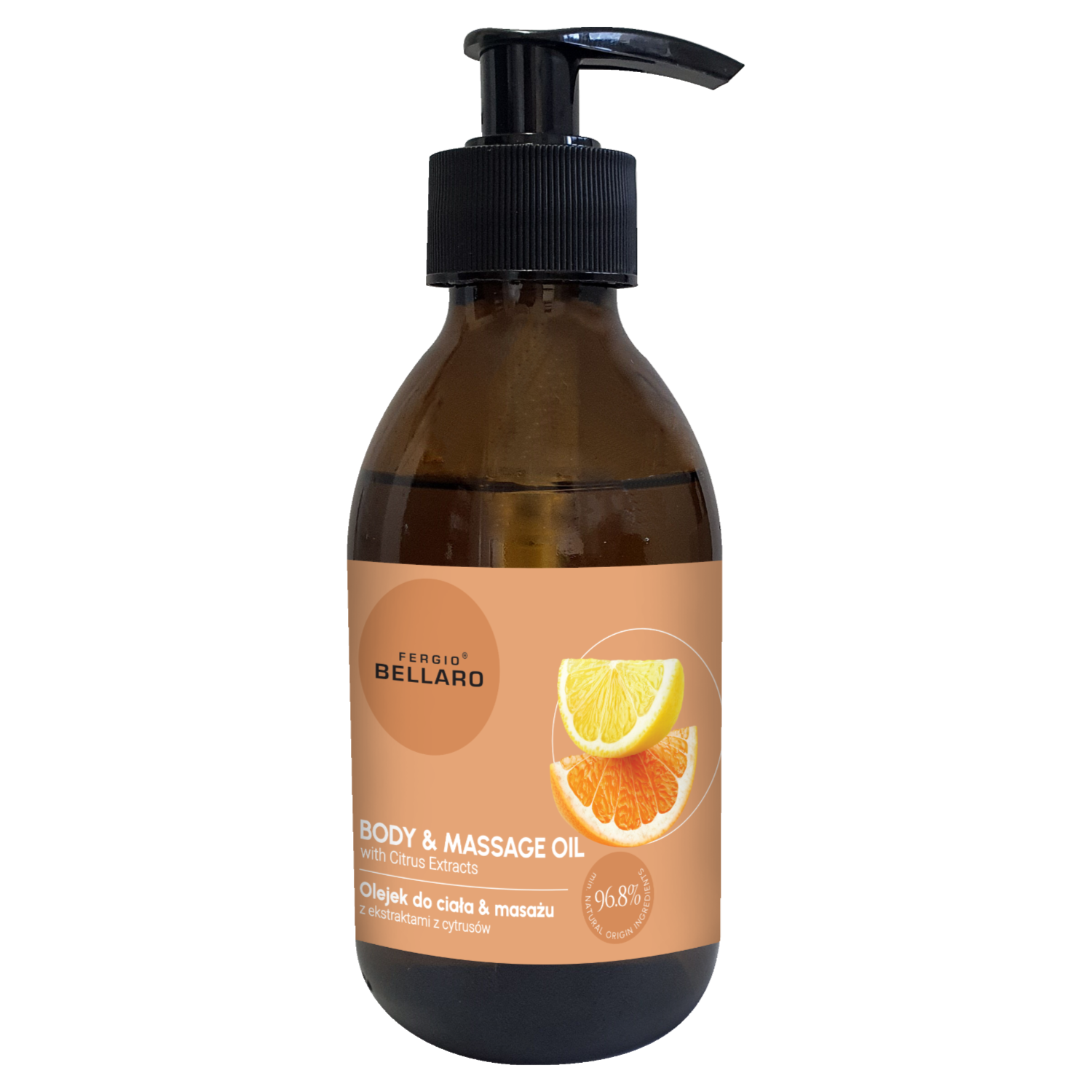 Fergio Bellaro Skin Food olejek do ciała i masażu z ekstraktami z cytrusów, 200 ml