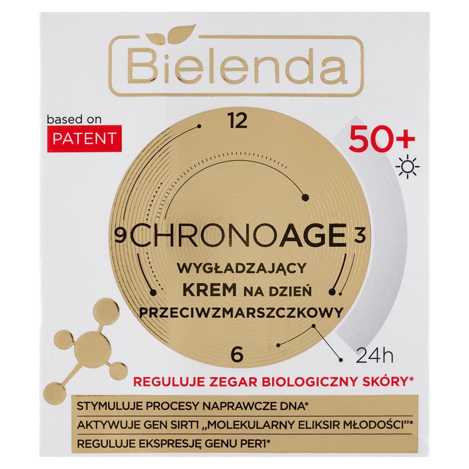 Bielenda Chrono Age wygładzający krem przeciwzmarszczkowy do twarzy 50+ na dzień, 50 ml
