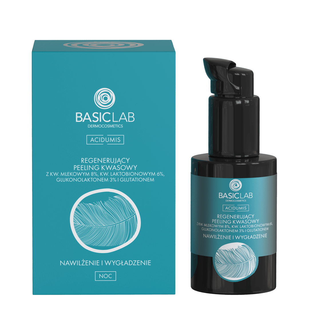 Basiclab Acidumis regenerujący peeling kwasowy do twarzy, 30 ml