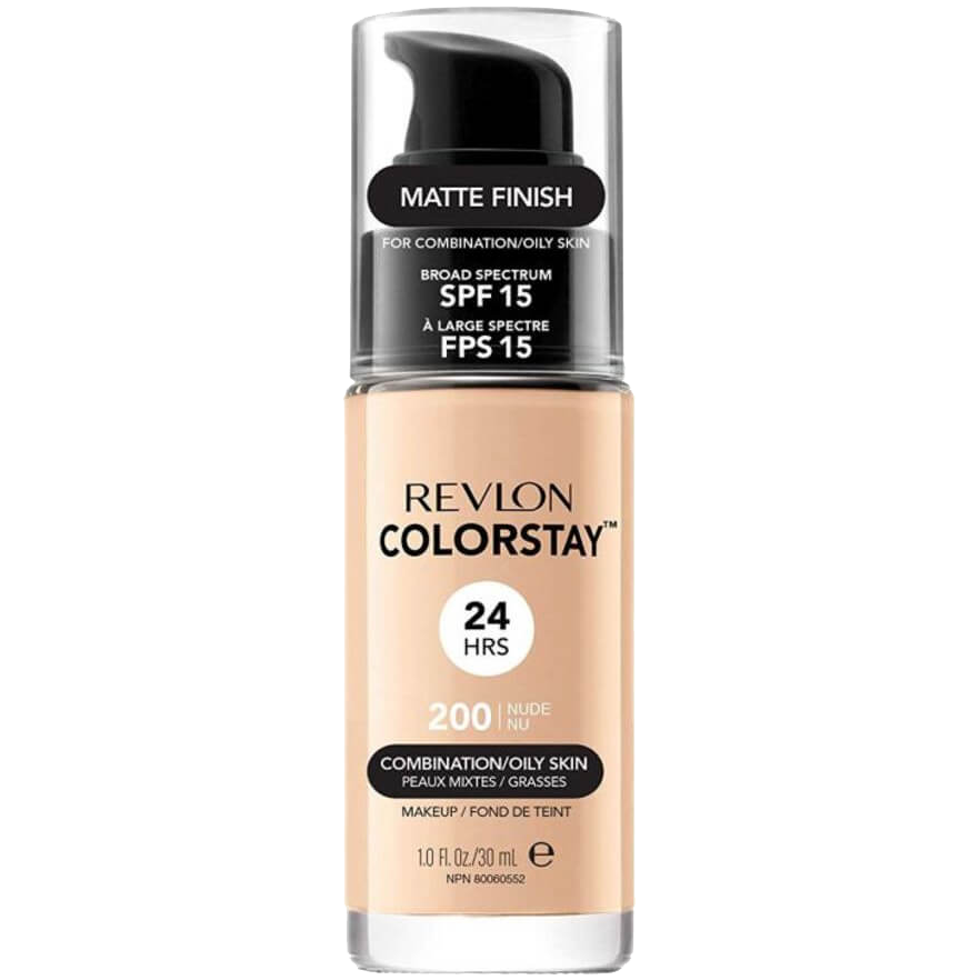 Revlon Colorstay podkład z pompką i SPF15 do cery mieszanej i tłustej 200 nude, 30 ml