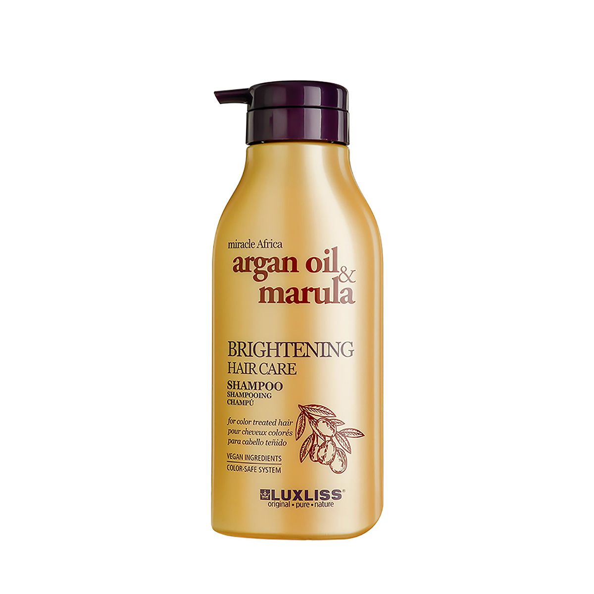 Luxliss Argan Oil&Marula szampon do włosów, 500 ml