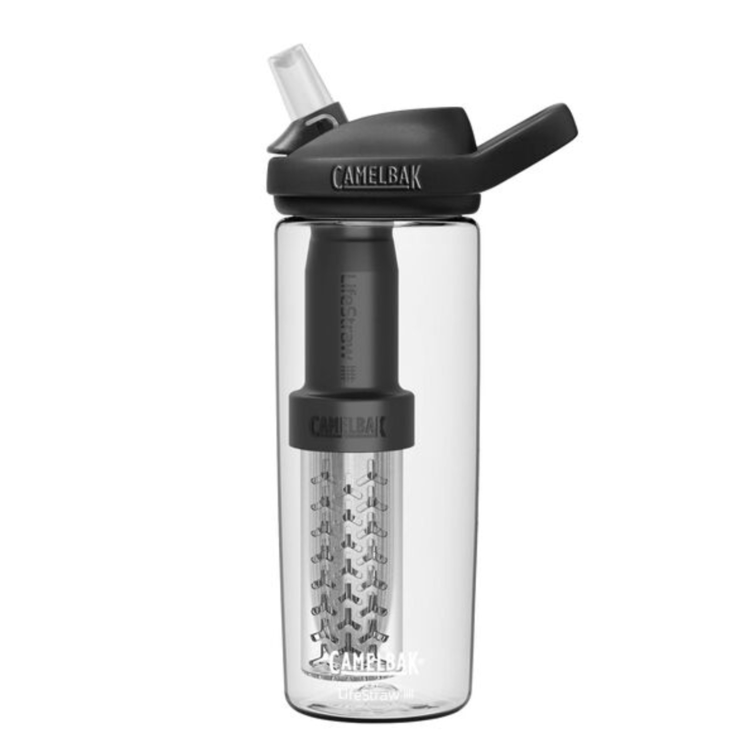 Butelka z filtrem Camelbak Eddy®+ Life Straw 600 ml clear - ONE SIZE