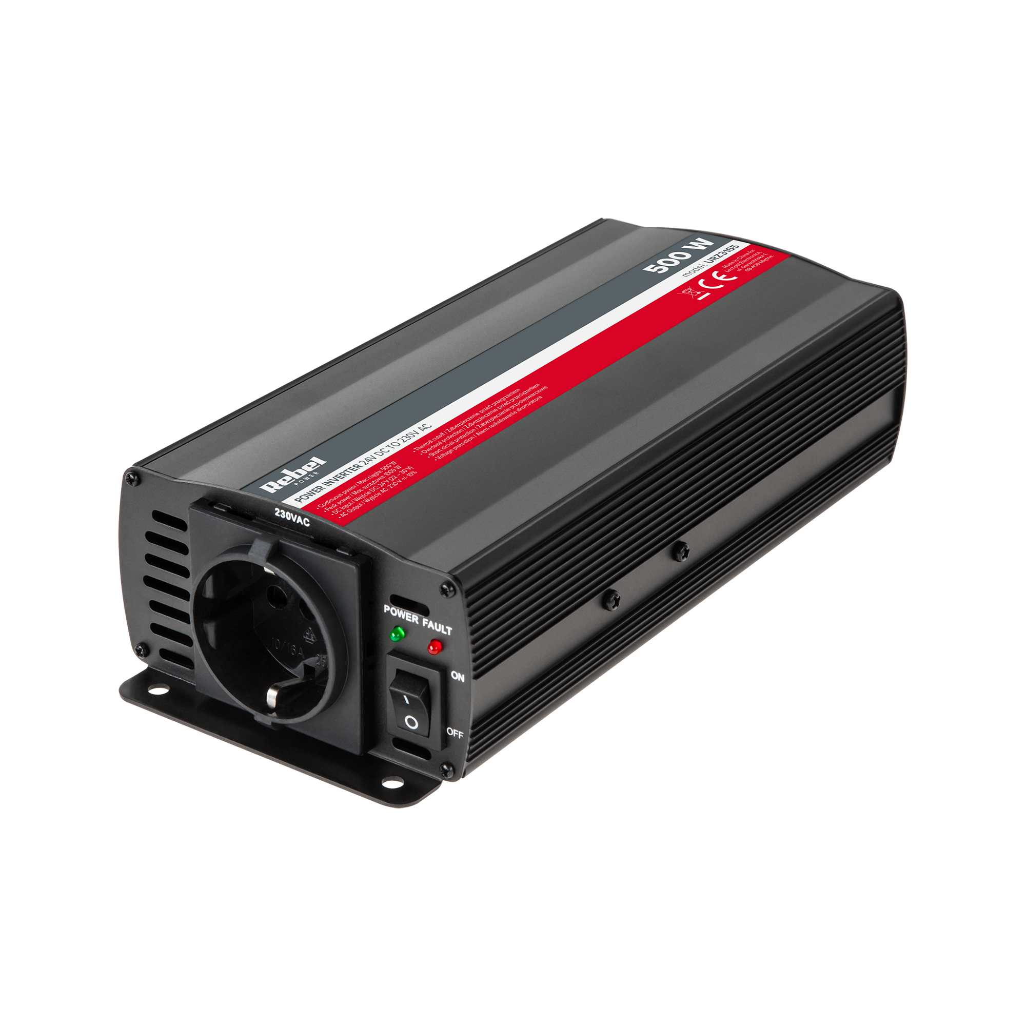 Przetwornica samochodowa 500 W REBEL
