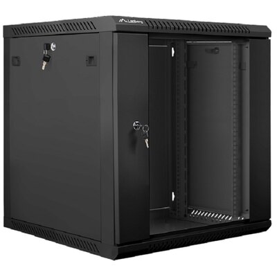 Szafa RACK LANBERG 19" 12U WF01-6612-10B 600 x 600 mm, Wisząca Czarny