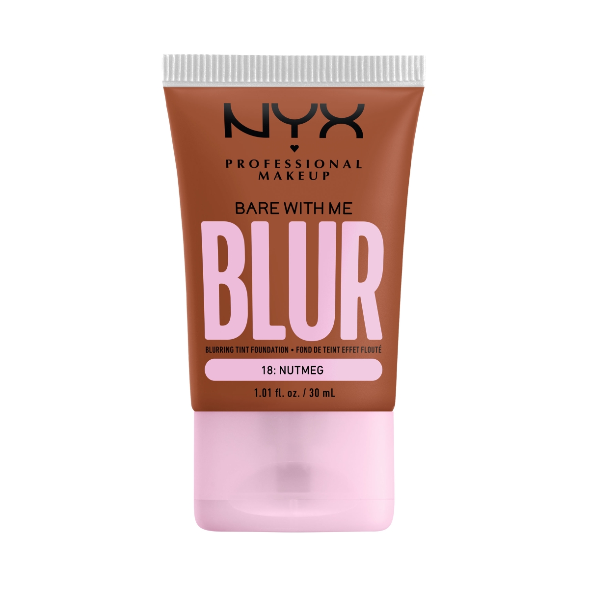 NYX Professional Makeup Bare With Me Blur Tint podkład do twarzy nutmeg, 30 ml