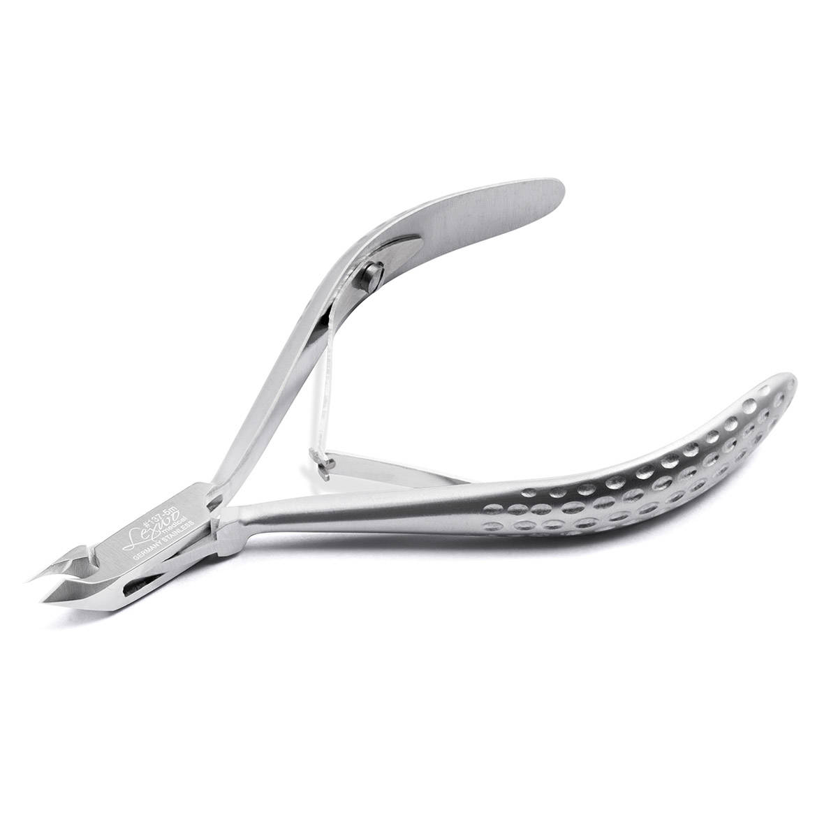 Lexwo 137 cążki do skórek ostrze 5 mm, srebrne, 1 szt.