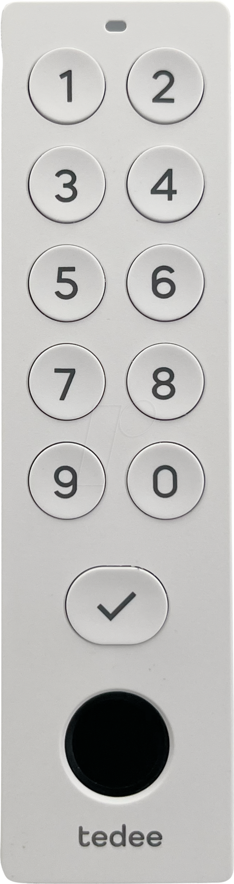Tedee PRO Biały - klawiatura z odczytem linii papilarnych