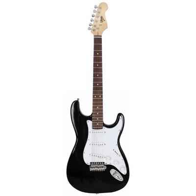 Gitara elektryczna V-TONE EST 22 4/4 Stratocaster Czarny