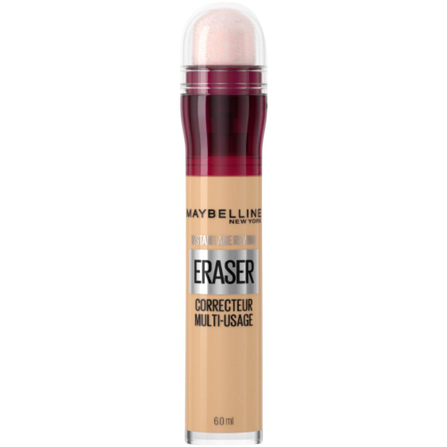 Maybelline New York Instant Eraser multizadaniowy korektor do twarzy 07 sand, 6,8 ml