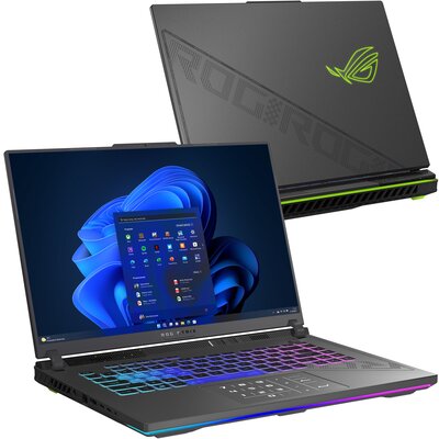 Laptop ASUS ROG Strix G16 G614JZ-N3012W 16" IPS 165Hz i7-13650HX 16GB RAM 512GB SSD GeForce RTX4080 DLSS 3 Windows 11 Home