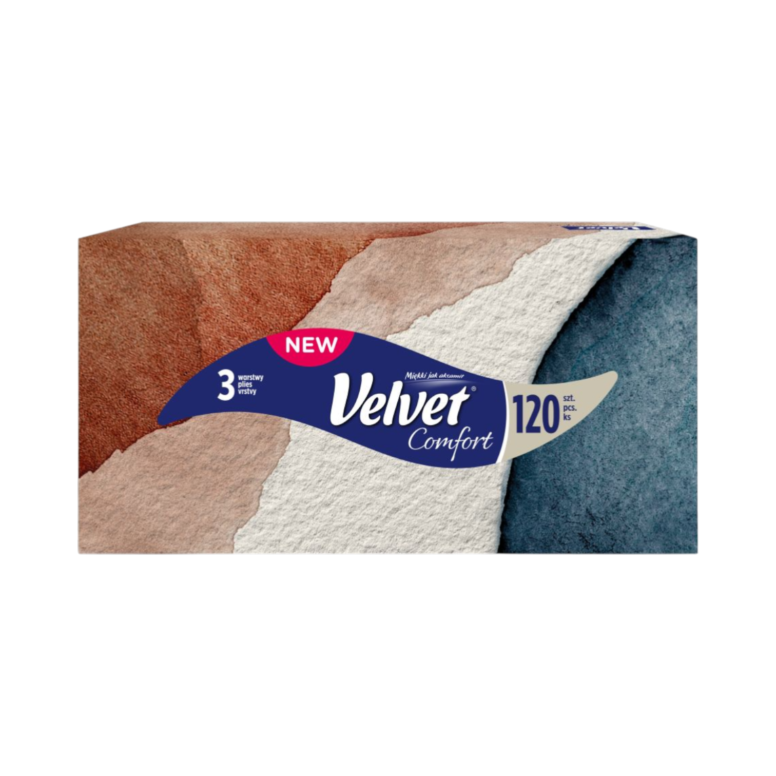 Velvet Comfort uniwersalne chusteczki higieniczne, 120 szt./1 opak.