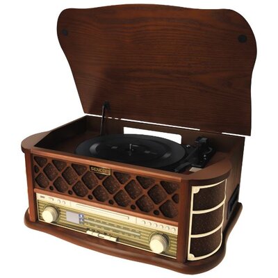 Gramofon SENCOR STT 016 Brązowy