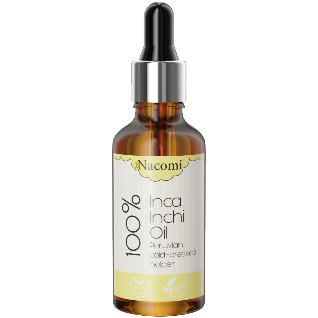 Nacomi Inca Inchi Oil regenerujący olej inca inchi do twarzy, ciała i włosów, 50 ml