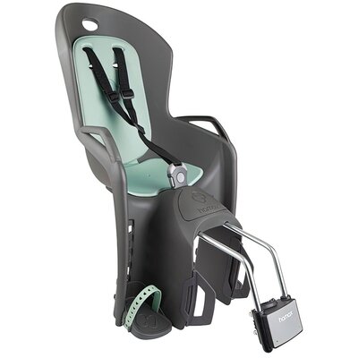 Fotelik rowerowy HAMAX Amiga Tylny Rura podsiodłowa 22kg Szaro-zielony