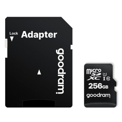 Karta pamięci GOODRAM microSDXC 256GB + Adapter