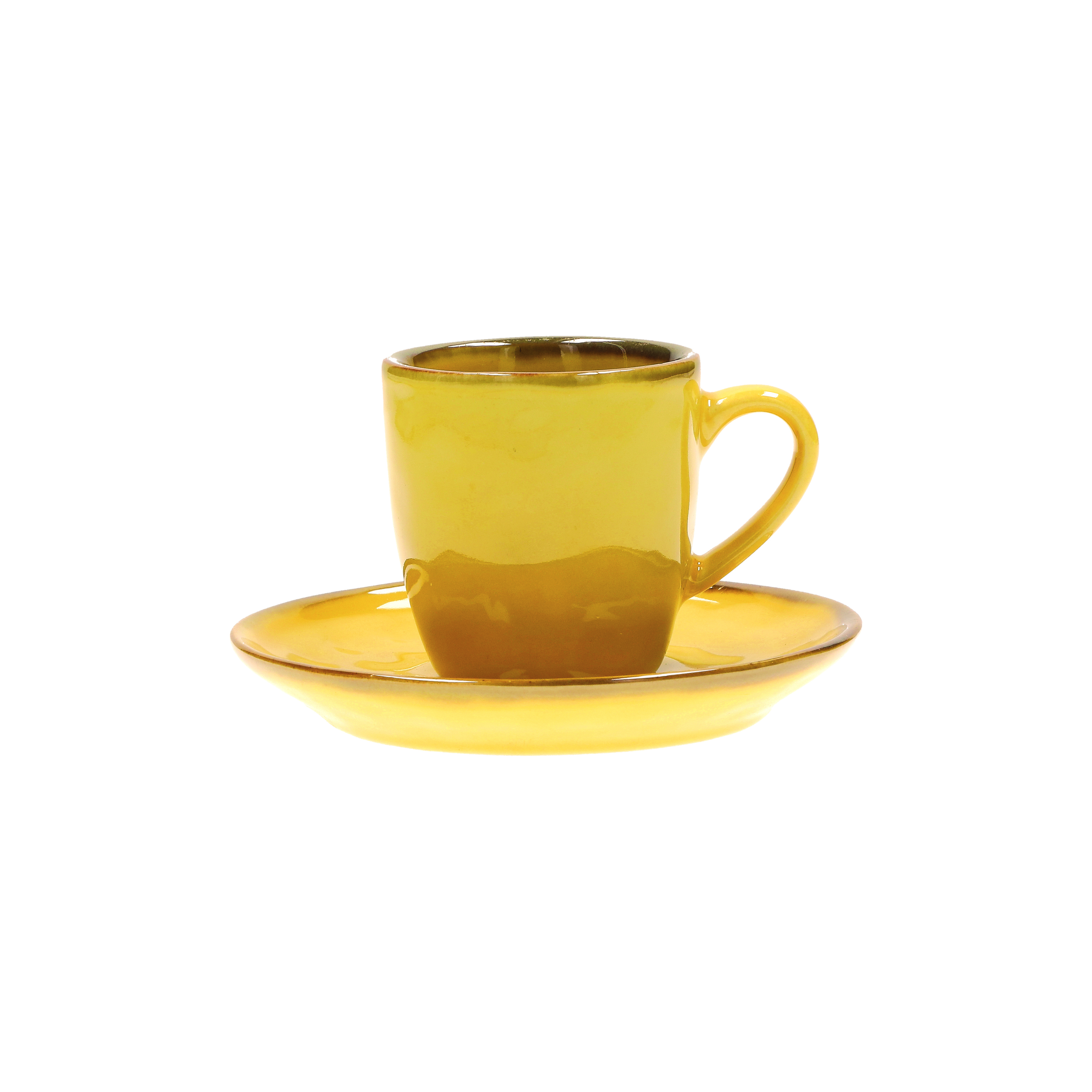 Rose&Tulipani - Zestaw 6 filiżanek do espresso 90 ml Concerto Ocra