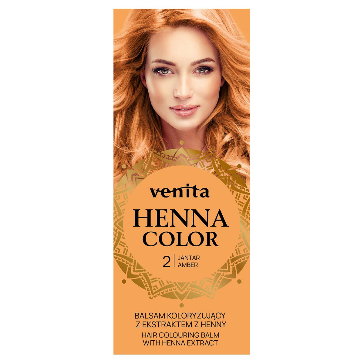 Venita Henna Color balsam koloryzujący do włosów 2 amber, 75 ml