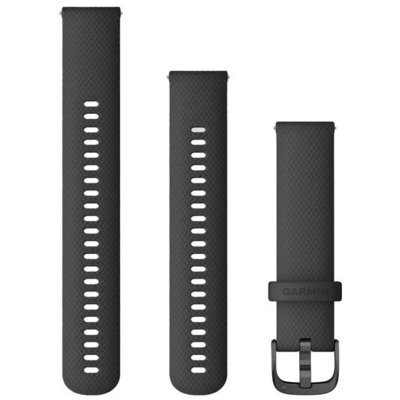 Pasek do Garmin Venu koperta 40-43.7 mm (szerokość paska 20 mm) Czarny