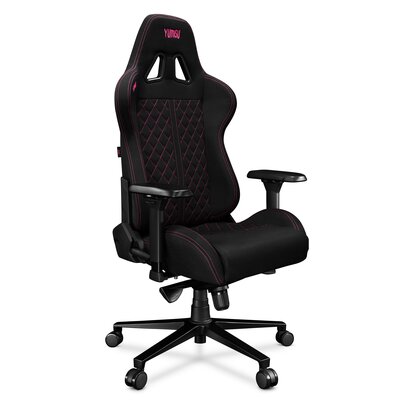 Fotel gamingowy YUMISU 2050 Magnetic Czarno-różowy