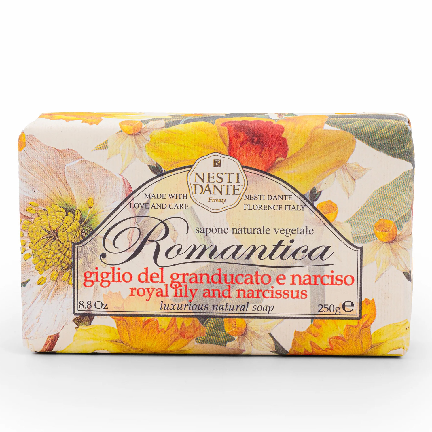 Nesti Dante LILIA I NARCYZ mydło w kostce, 250 g