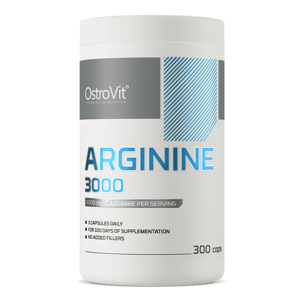 OstroVit Arginina 3000 mg suplement diety, 300 kaps./1 opak.