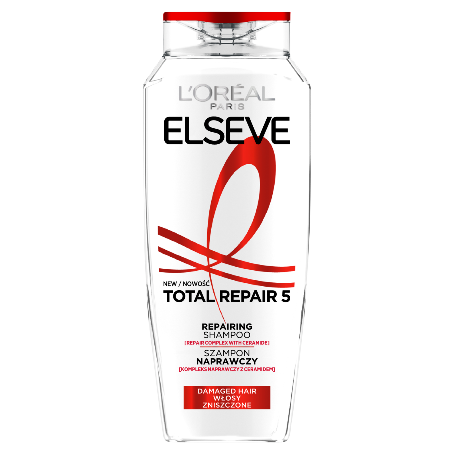 L'Oréal Paris Elseve Total Repair 5 regenerujący szampon do włosów zniszczonych, 400 ml
