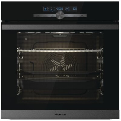 Piekarnik HISENSE BSA65334PG Elektryczny parowy Czarne szkło A Funkcja Pizza