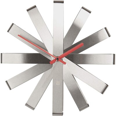 Zegar UMBRA Ribbon Stalowy