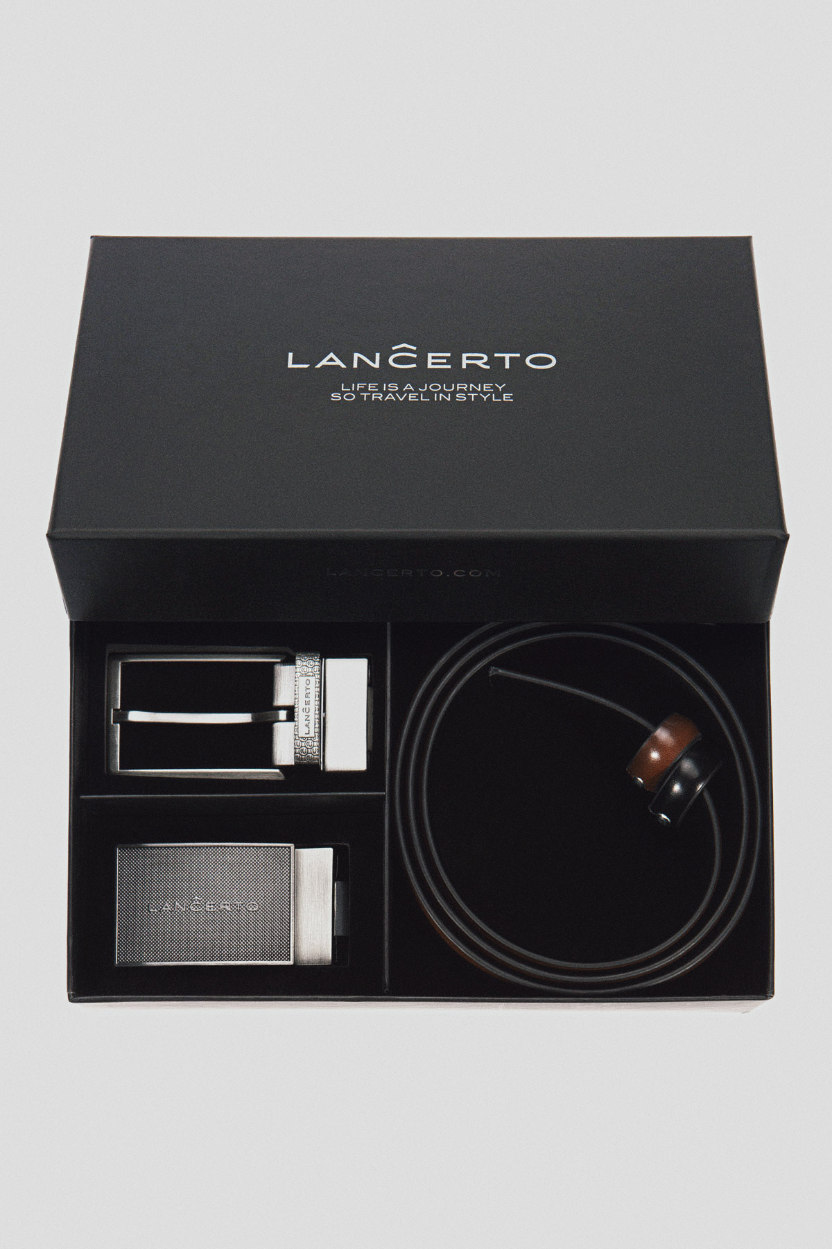 Lancerto Pasek 4 w 1 Max Dwustronny z Wymienną Klamrą