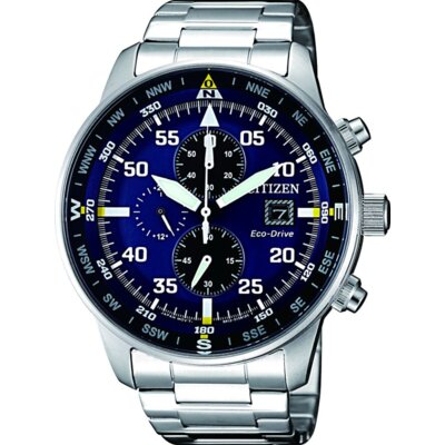 Zegarek CITIZEN Eco-Drive Military CA0690-88L Stalowy