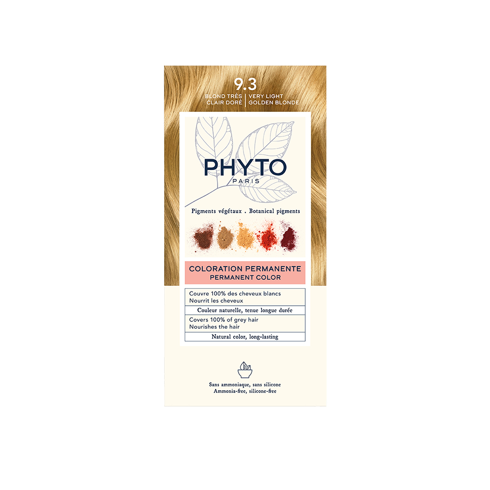 Phyto Paris Phytocolor farba do włosów 9.3 bardzo jasny złoty blond, 1 opak.