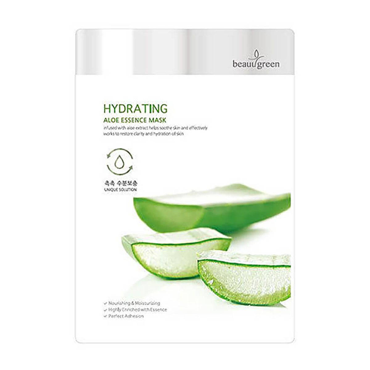 Beauugreen Aloe nawilżająca maska w płachcie do twarzy, 23 g