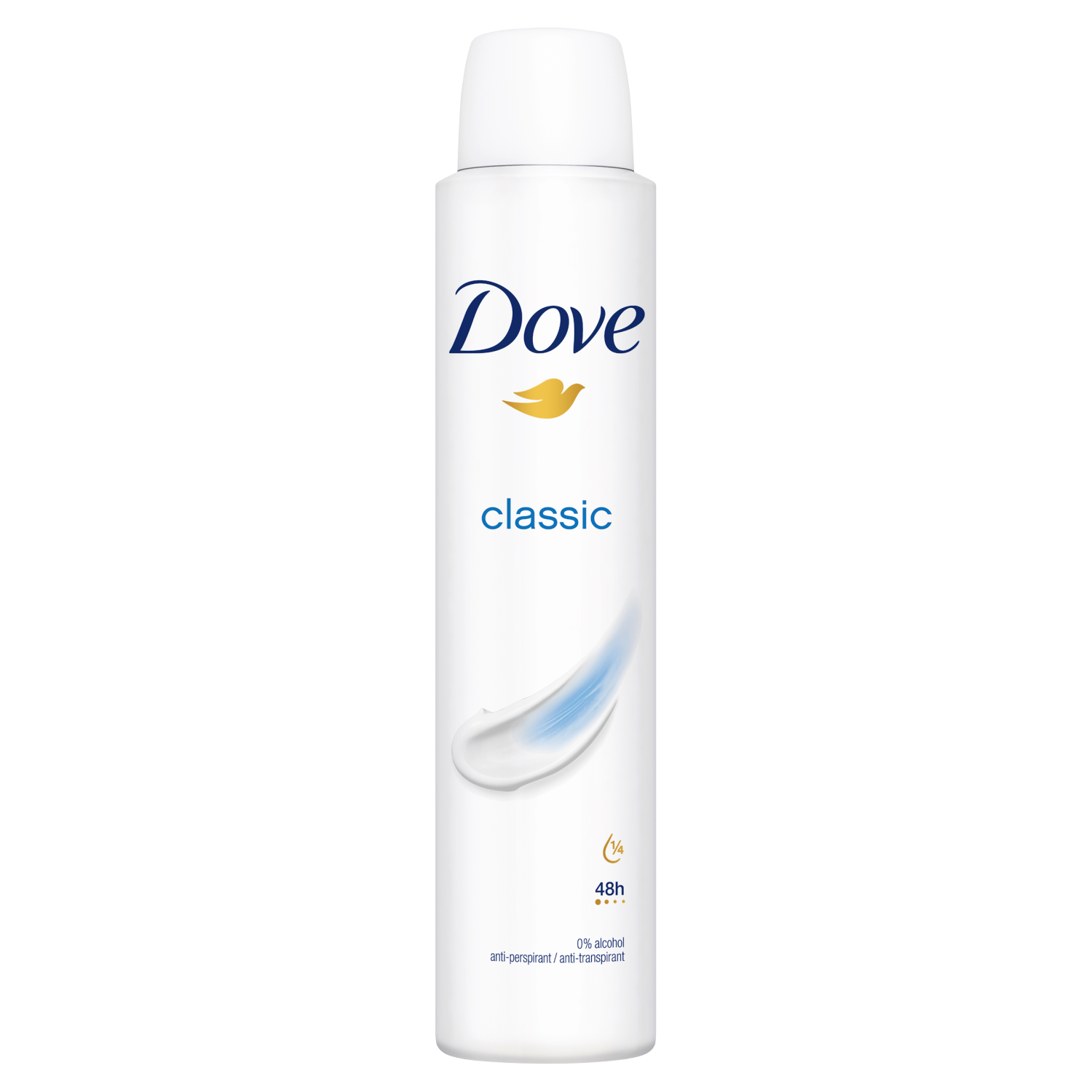 Dove Classic antyperspirant w sprayu damski, 200 ml
