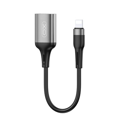 Adapter USB - Lightning XO NB201 OTG Czarny