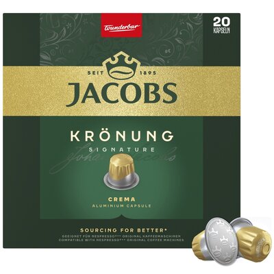 Kapsułki JACOBS Lungo Krönung Signature do ekspresu Nespresso
