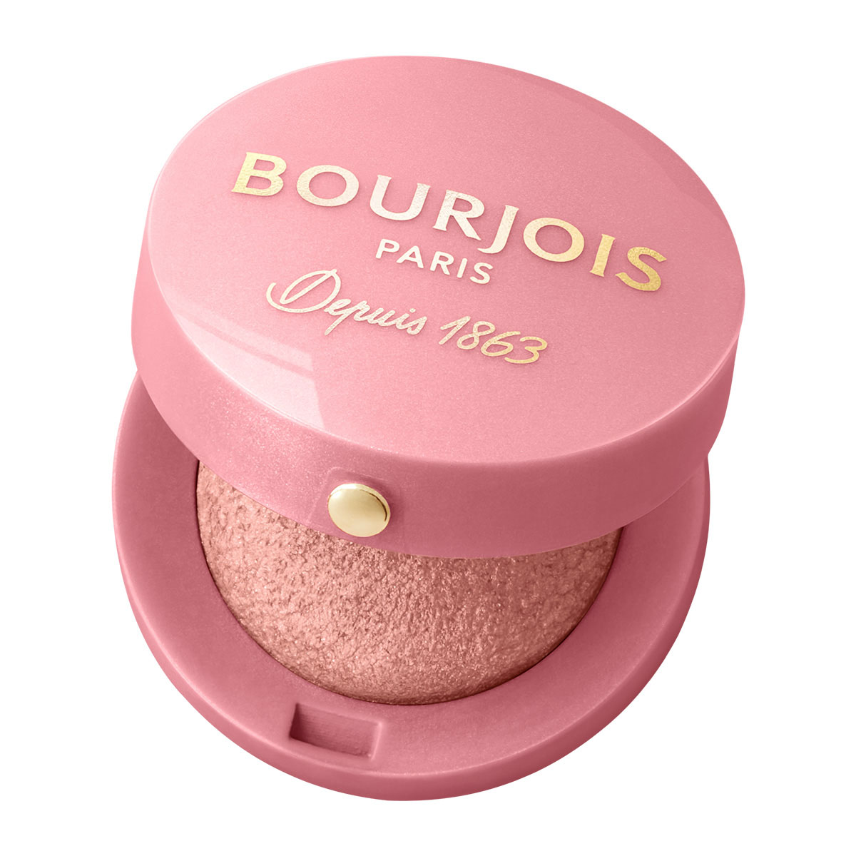Bourjois Little Round Pot trwały róż do policzków z lusterkiem i pędzelkiem 54 rose frisson, 2,5 g