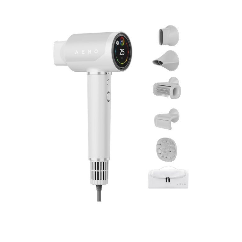Aeno HD5W suszarka do włosów z inteligentną ochroną przed przegrzaniem, biała, 1 szt.
