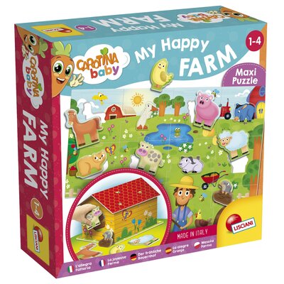 Puzzle LISCIANI Carotina Baby Moja szczęśliwa farma 304-92567 (12 elementów)