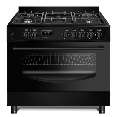 Kuchnia RAVANSON KWGE-K90 Cheff Modern Black Termoobieg 