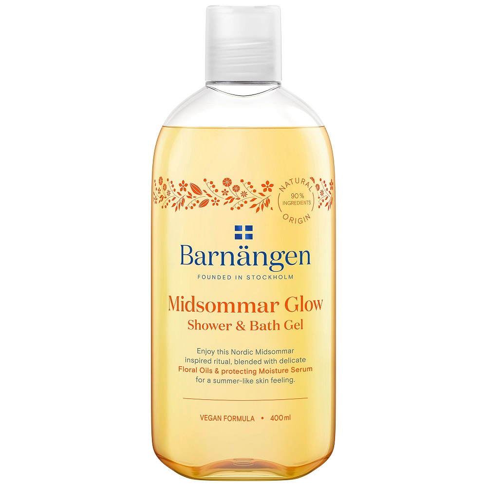 Barnängen Midsommar Glow nawilżający żel do kąpieli i pod prysznic, 400 ml