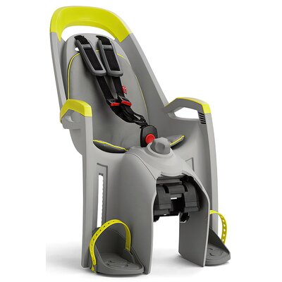 Fotelik rowerowy HAMAX Amaze Tylny Bagażnik Szaro-limonkowy