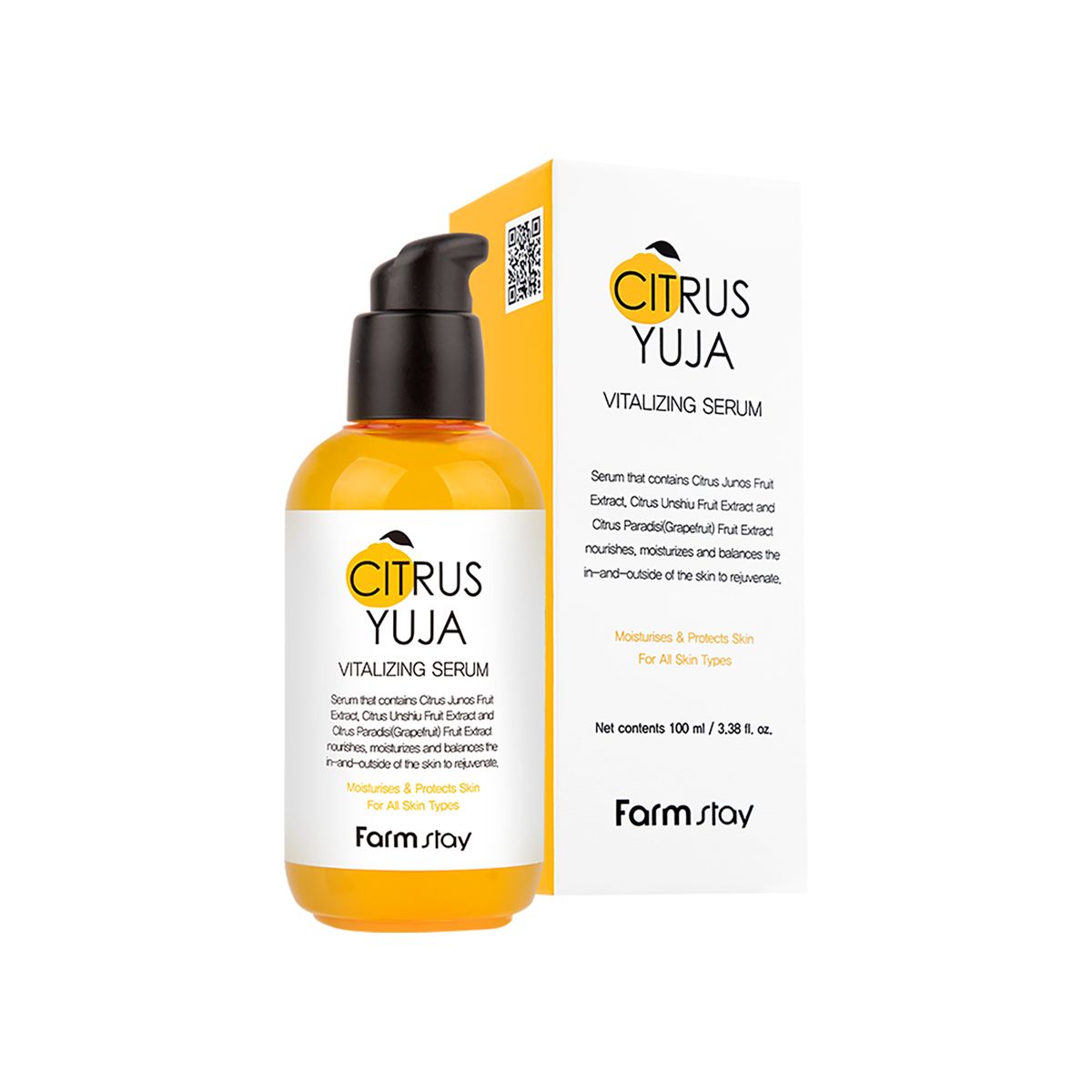 Farmstay Citrus Yuja serum do twarzy, 100 ml