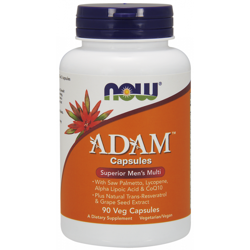 Now Foods Adam suplement diety multiwitaminy i minerały dla mężczyzn, 90 kaps./1 opak.