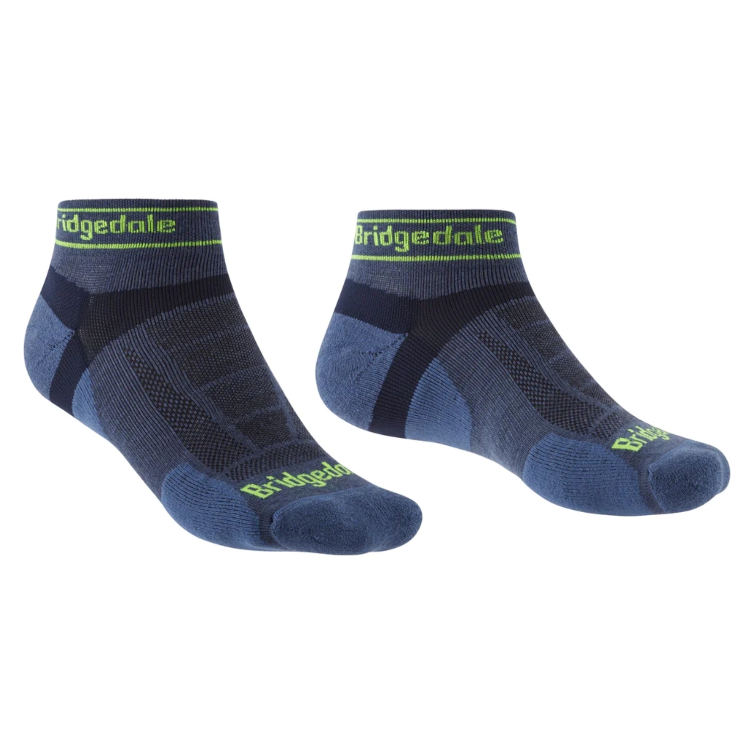 Męskie skarpety do biegania Bridgedale Ultralight T2 Merino Sport Low blue - 44-47