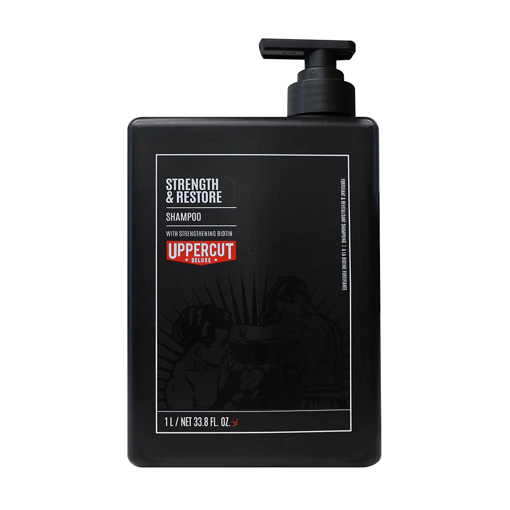 Uppercut Deluxe Strength & Restore szampon do włosów, 1000 ml