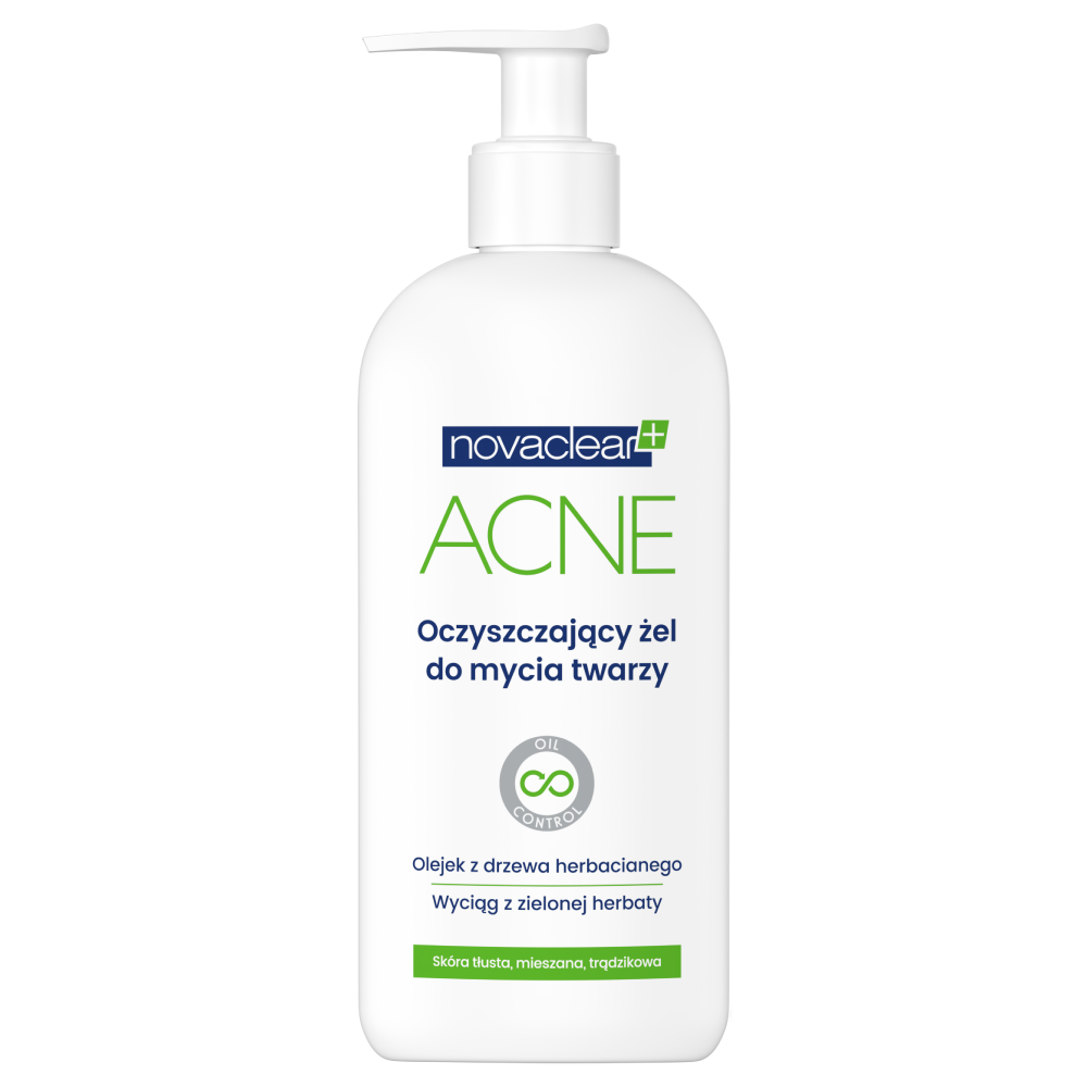 Novaclear Acne oczyszczający żel do mycia twarzy, 150 ml