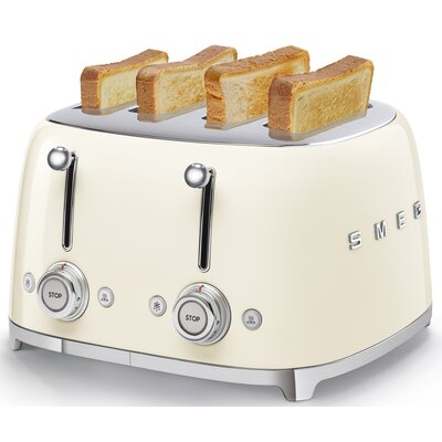 Toster SMEG TSF03CREU Kremowy